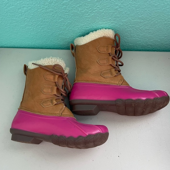 Jessica Carlyle Gavin Girl Duck Boots Pink Size 2 - Picture 6 of 8